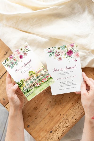Faire-part mariage Bastide de Toursainte