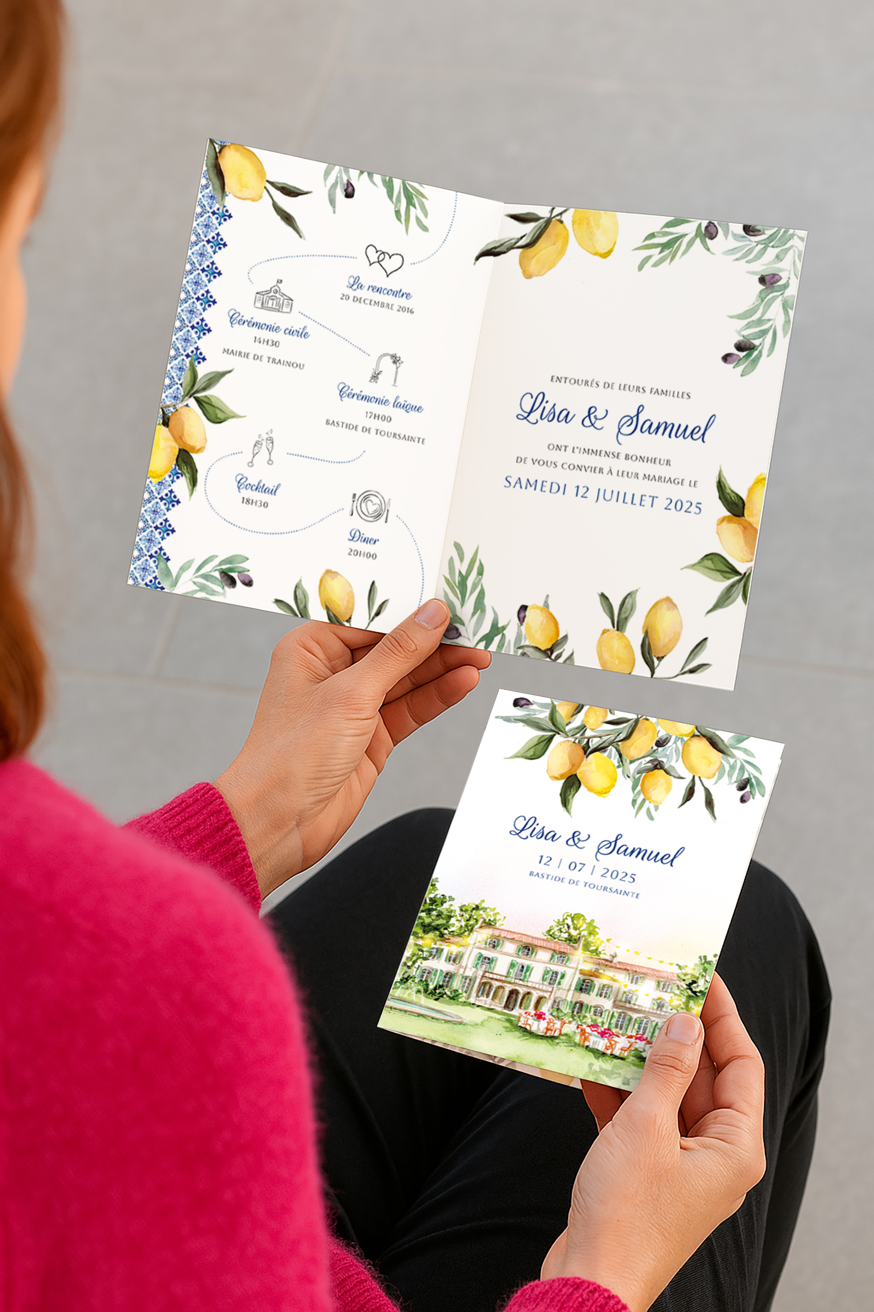 Faire-part mariage Bastide de Toursainte