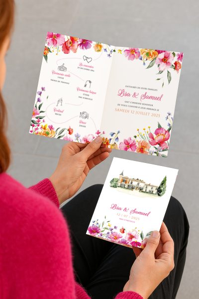 Faire-part Mariage Mas d’Arvieux
