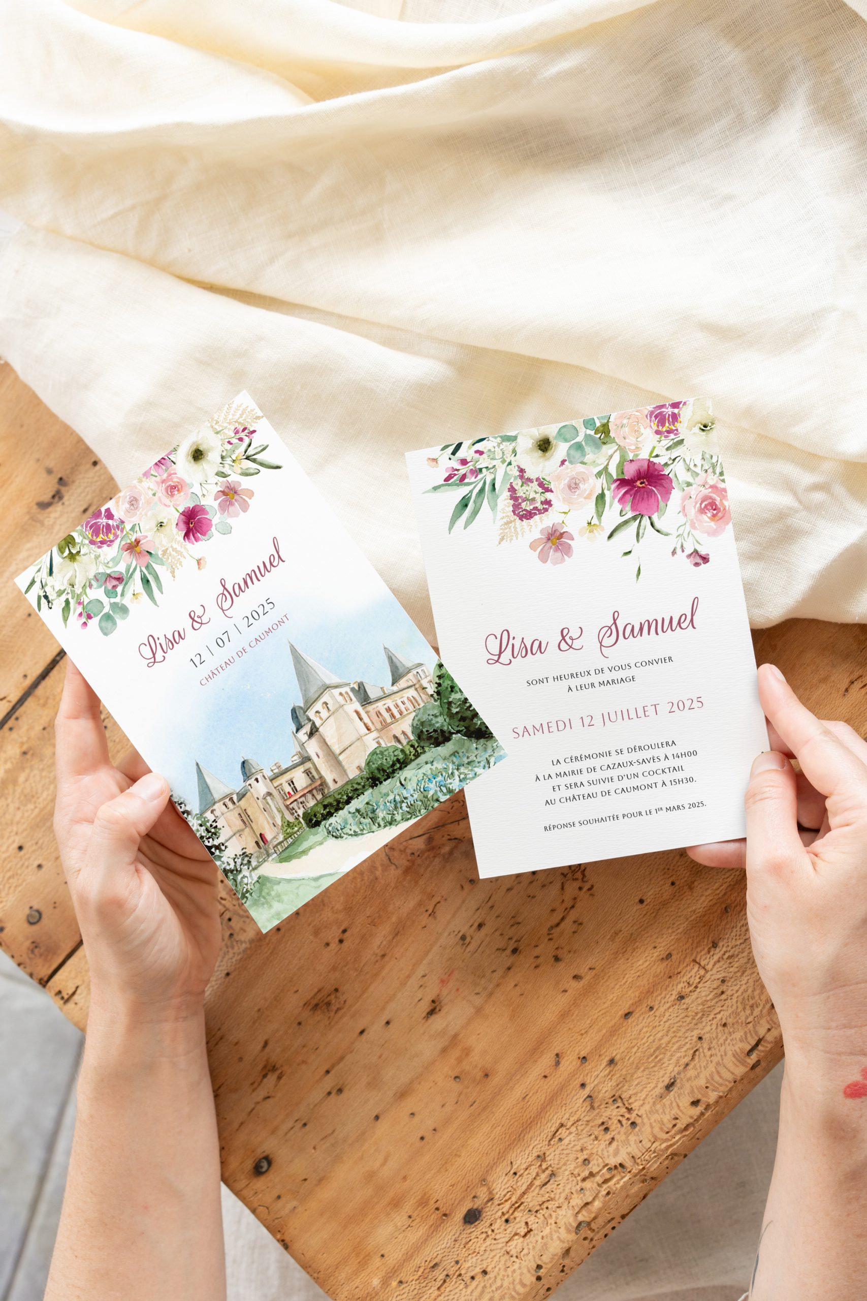 mariage chateau de Chaumont